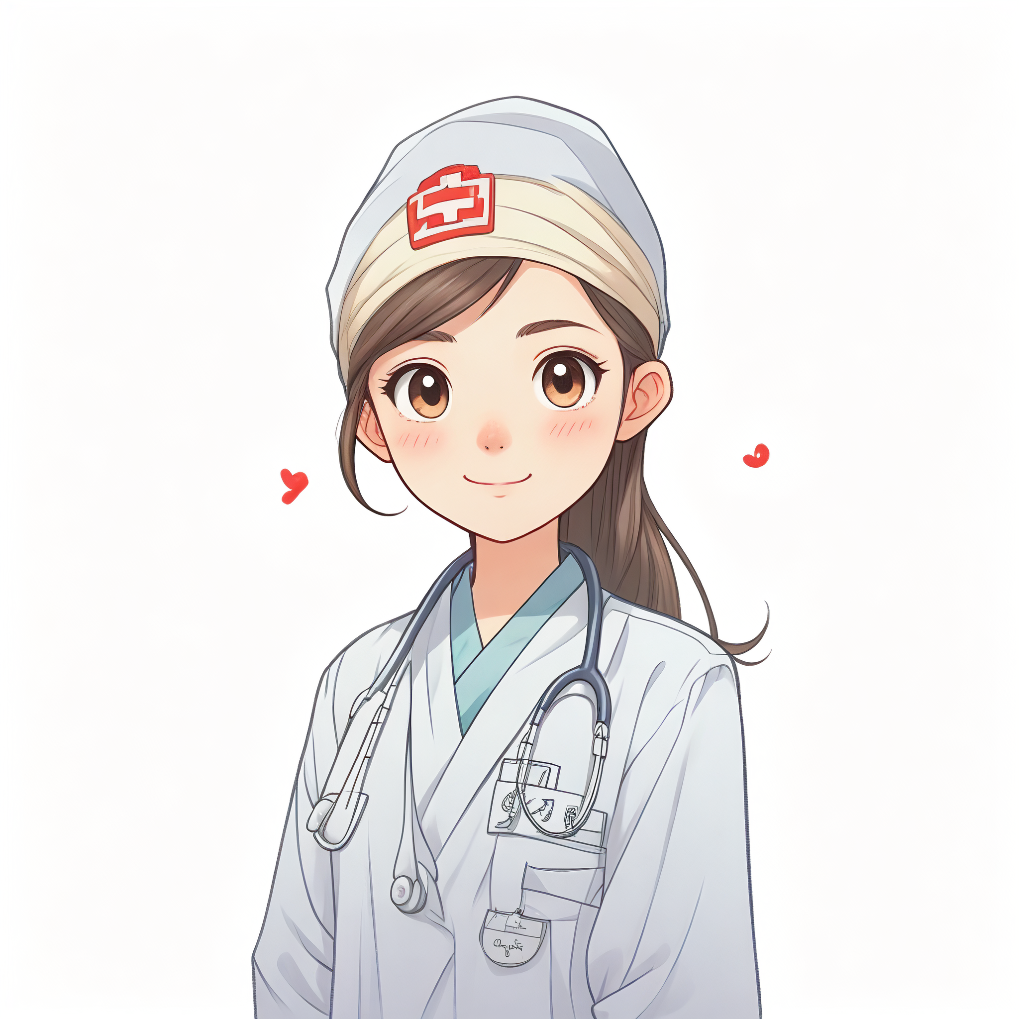 医生Q版头像，温暖治愈的医者形象