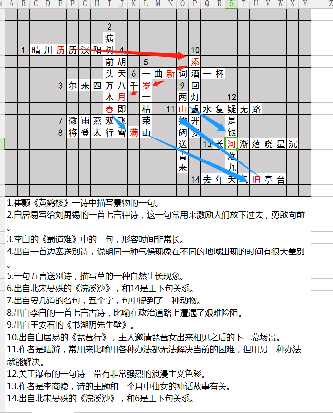 焰舞字谜全部出动